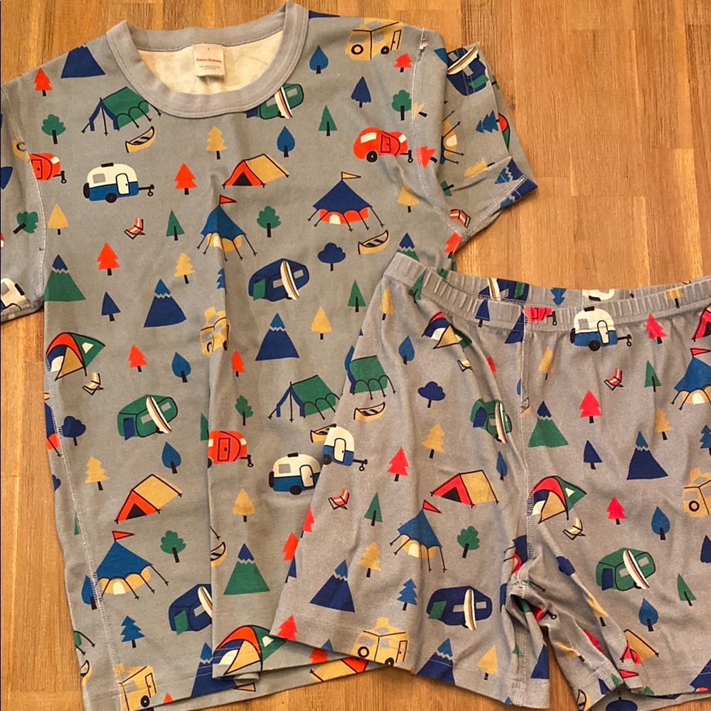 Colorful Camping Pajama Set